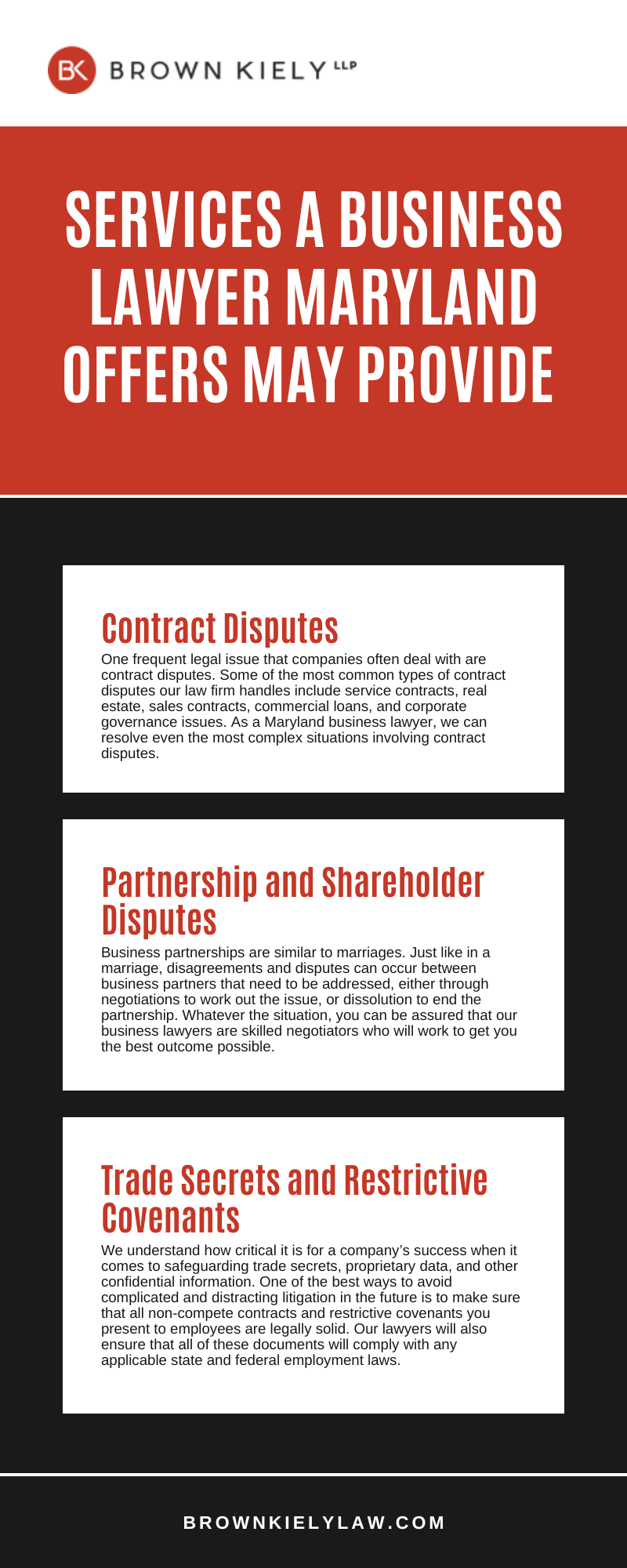 Services A Business Lawyer Maryland Offers May Provide Infographic